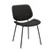 Armen Living Quest Charcoal Modern Dining Accent Chair LCQUSIBLCH - alternate 1